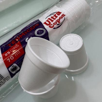 Imagem de Copo de Isopor Térmico 70ml Linha Replast Ultra com 1.000 unidades - Aproveite suas Bebidas Quentes com Praticidade e Conforto