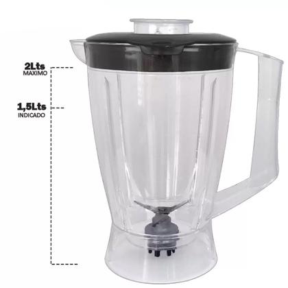 Imagem de Copo De Liquidificador Philco Multiprocessador All In One Philco Cristal Completo