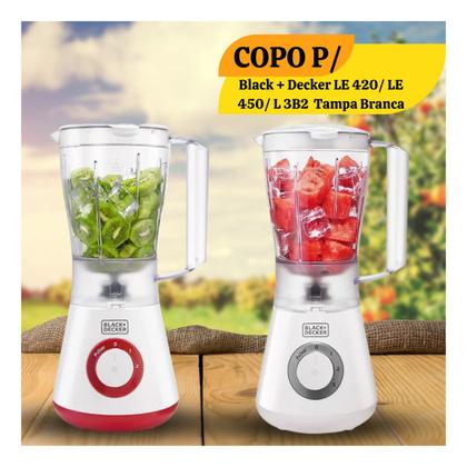 Imagem de Copo de Liquidificador serve p Black Decker Le 420 Le 450 L3B2 Translúcido