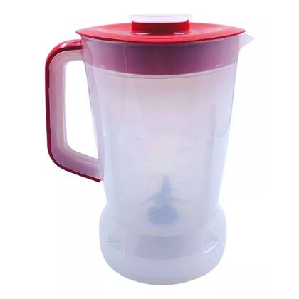 Imagem de Copo de Liquidificador Serve Para Arno Power Max 1000W e 700W Translúcido Vermelho