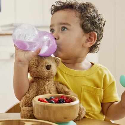 Imagem de Copo de palha Munchkin Cool Cat em aço inoxidável para criança de 240 ml