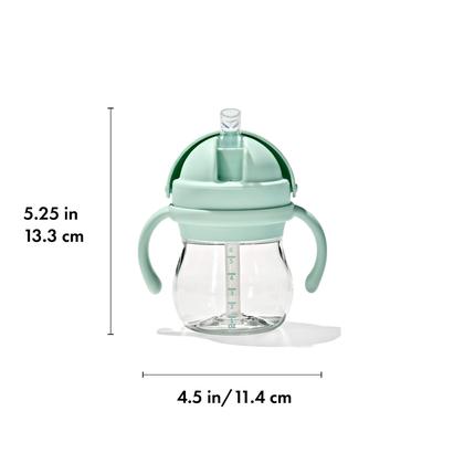 Imagem de Copo de Palha OXO Tot Transitions com Alças (180ml) - Pacote com 2