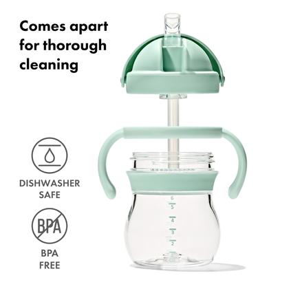 Imagem de Copo de Palha OXO Tot Transitions com Alças (180ml) - Pacote com 2