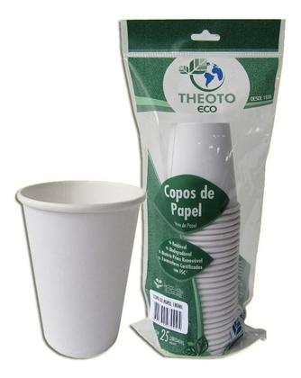 Imagem de Copo De Papel Biodegradável 180 Ml 25 Unidades Kit 10