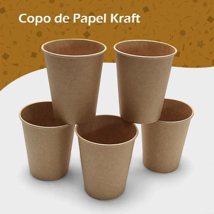 Imagem de Copo De Papel Com 270ml Prático E Seguro 10 Unidades SilverFestas