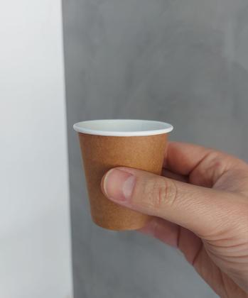 Imagem de Copo de papel Kraft 100 ml Biodegradavel Térmico 50 un Café