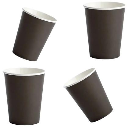 Imagem de Copo De Papel Silver Preto 270ml 10 Un