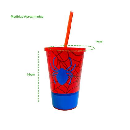 Imagem de Copo de Plástico 550ml para Crianças  Tema Love Princesa