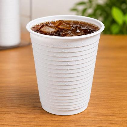 Imagem de Copo De Plástico Branco 180ml Caixa Com 2500 Unidades Kerocopo