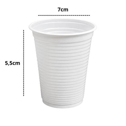 Imagem de Copo De Plástico Branco 180ml Caixa Com 2500 Unidades Kerocopo