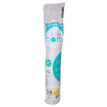Imagem de Copo De Plastico Descartável Bar Bebida Chop 200ml Multiuso Quantidade 500 Unidades