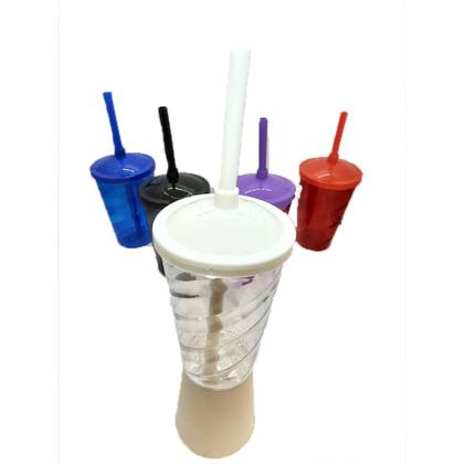 Imagem de Copo de Plástico Twist Transparente 400 mL - LSC Toys - 01 Unidade - Rizzo