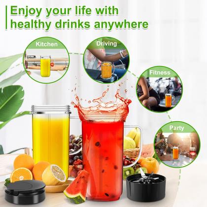 Imagem de Copo de reposição UBYNID Magic Bullet Blender 650 ml, pacote com 2