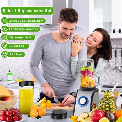 Imagem de Copo de reposição UBYNID Magic Bullet Blender 650 ml, pacote com 2