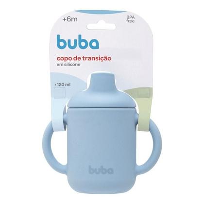 Imagem de Copo de Silicone Azul 120ml Buba