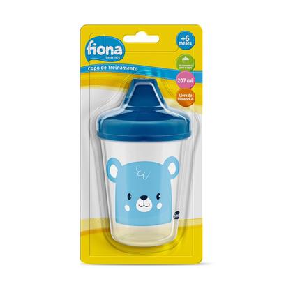 Imagem de Copo de Transição Infantil 207 ml Com Bico Rígido Ursinhos Fiona Lillo