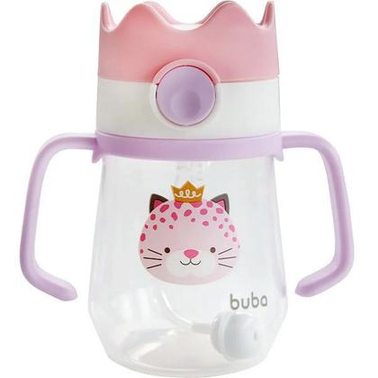 Imagem de Copo de Treinamento Canudo com ALÇA 240ML Coroa Buba