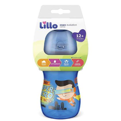 Imagem de Copo de Treinamento infantil Evolution 240ML Azul - Lillo