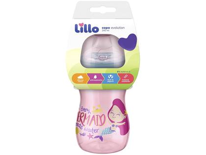 Imagem de Copo de Treinamento infantil Evolution 240ML Rosa  - Lillo