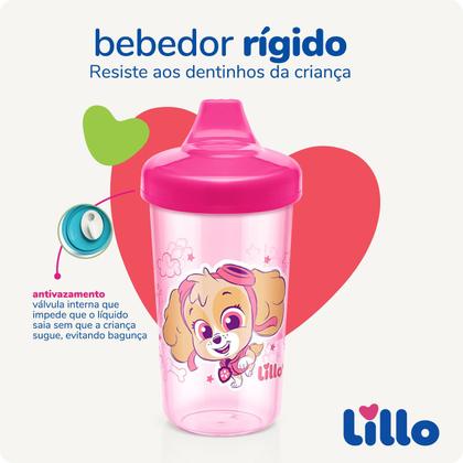 Imagem de Copo de Treinamento Max Patrulha Canina 320ml Rosa - Lillo