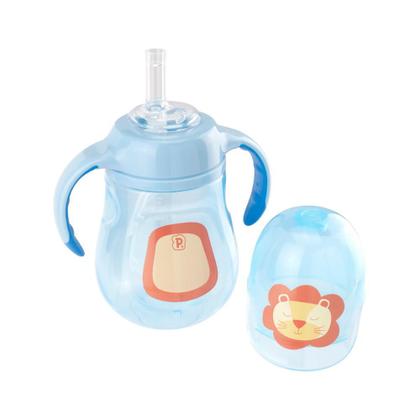 Imagem de Copo de Treinamento Pimpolho +6m 280ml Azul Leão 0030801