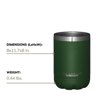 Imagem de Copo de vácuo Scanpan TO GO 350ml em aço inoxidável verde floresta