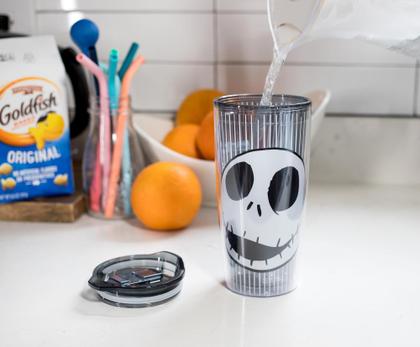 Imagem de Copo de viagem Silver Buffalo Disney Nightmare Before Christmas Jack Skull 600 ml