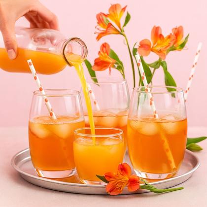 Imagem de Copo de Vidro Aruba Redondo Luxo 465ml Suco Agua Nadir 2Un