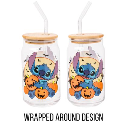 Imagem de Copo de vidro Silver Buffalo Disney Lilo and Stitch 480 ml