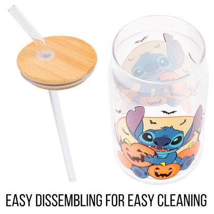 Imagem de Copo de vidro Silver Buffalo Disney Lilo and Stitch 480 ml