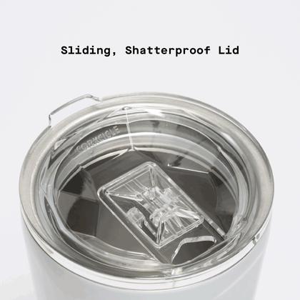 Imagem de Copo de vinho Coricicle Stemless Stemless Isolated Rainbow Unicorn 350ml