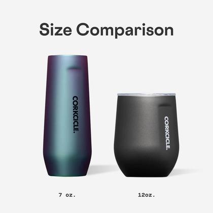 Imagem de Copo de vinho Corkcicle Classic 350 ml com isolamento triplo azul