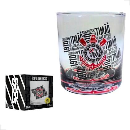 Imagem de Copo De Whisky Corinthians Licenciado Time Futebol Oficial 305ml