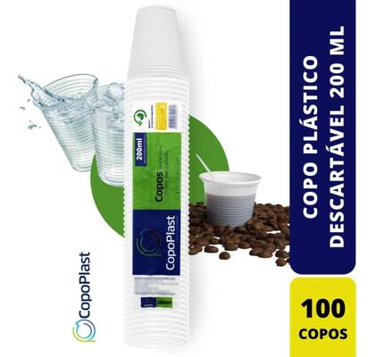 Imagem de Copo Descartável 200ml Copoplast