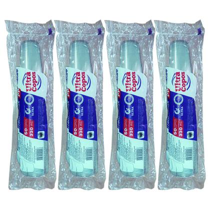 Imagem de Copo descartável 300ml 330ml chopp suco pp liso plástico com 200 unidades
