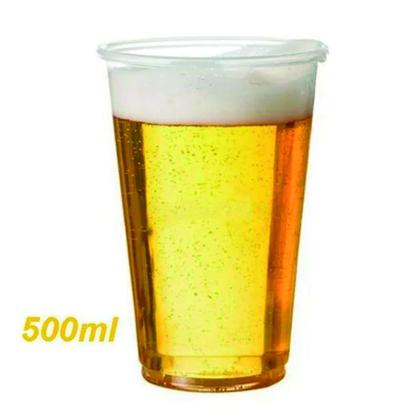 Imagem de Copo Descartável 500ml Translúcido PP - 500 uni