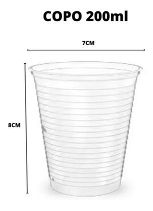 Imagem de Copo Descartavel Copobom 200ml Transparente 100un