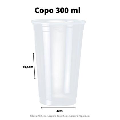 Imagem de Copo descartável liso 300ml pp copozan c/50
