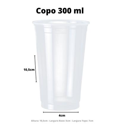 Imagem de Copo Descartável Liso 330Ml Plástico Pp Atóxico Drinks Bares Festas Bebidas Pacote Com 50 Unidades