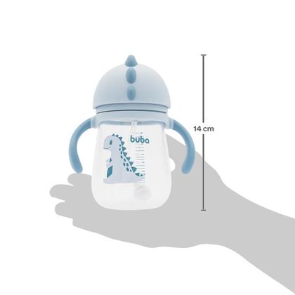 Imagem de Copo Dinossauro com Canudo Buba