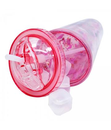 Imagem de Copo Disney Minnie Com Cubos De Gelo 600ml Acrílico