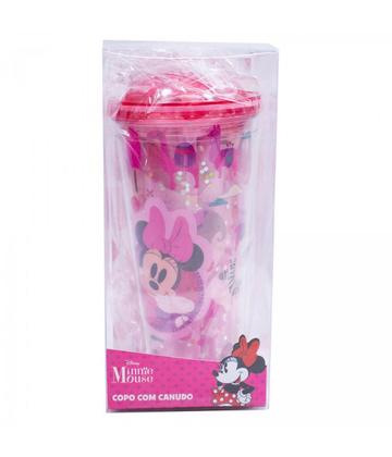 Imagem de Copo Disney Minnie Com Cubos De Gelo 600ml Acrílico