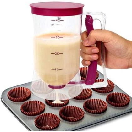 Imagem de Copo Dispenser Dosador Para Massas Cupcakes e Panquecas