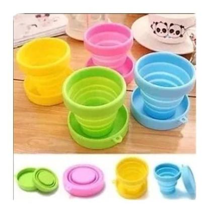 Imagem de Copo Dobrável De Silicone Retrátil Dobrável P/entrega