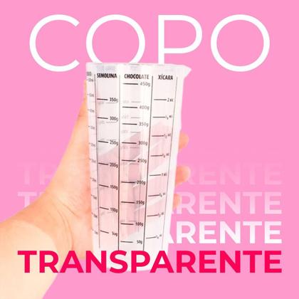 Imagem de Copo Dosador Para Receitas Em Plástico Com Bico 500ml - Erca plast