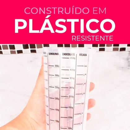 Imagem de Copo Dosador Para Receitas Em Plástico Com Bico 500ml - Erca plast