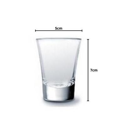 Imagem de Copo Dose Shot Cachaça Pinga Olé 60ml Nadir 6 Unidades