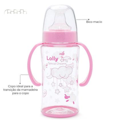 Imagem de Copo Dreams Lolly Com Bico E Alça 350ml Rosa