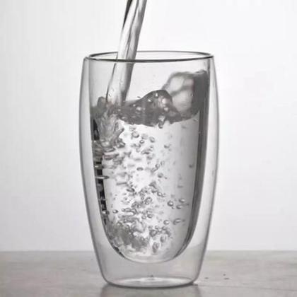 Imagem de Copo Duo De Vidro Camada Dupla Parede Chá Suco Café 450ml Americano Shot Termico Jogo Xícara Drinks