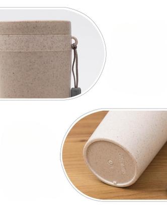 Imagem de Copo Ecologico 310ml c/ Tampa Escola Trabalho Lavável Reutilizavel